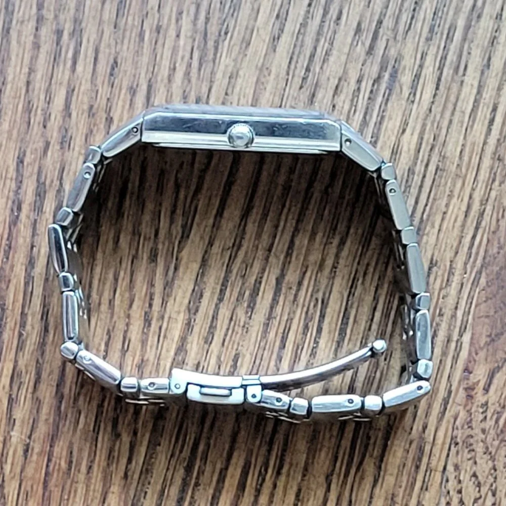 Men's Kenneth Cole Watch KC3367 Stainless Steel Bracelet Dead Batery Grey Face